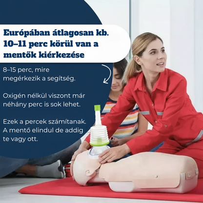 Légsegély™ - Vészhelyzeti szívóeszköz a légutak tisztítására