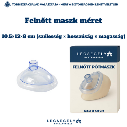Légsegély™ - Pótmaszk (Felnőtt / Gyermek) - ErsteLuft™