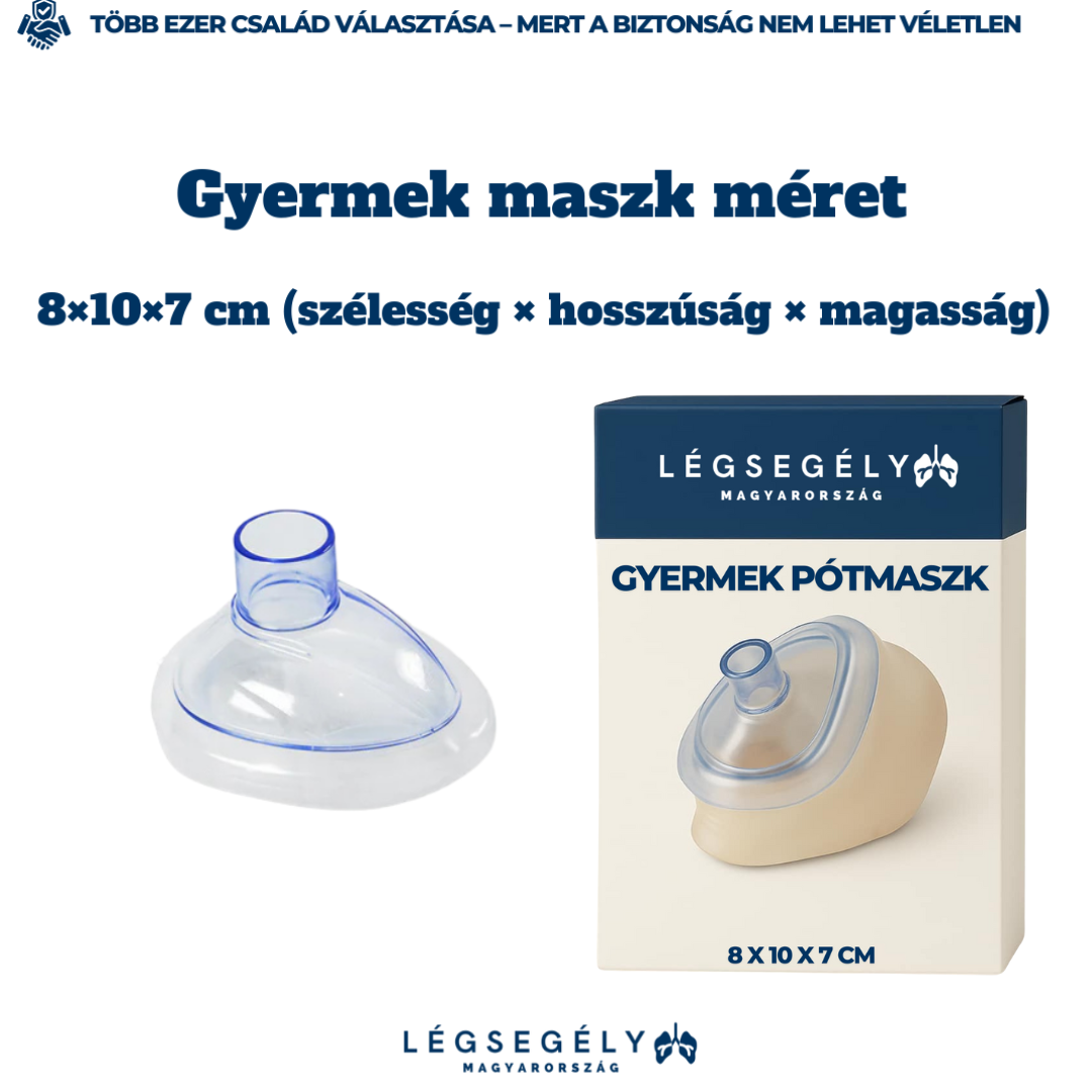 Légsegély™ - Pótmaszk (Felnőtt / Gyermek) - ErsteLuft™