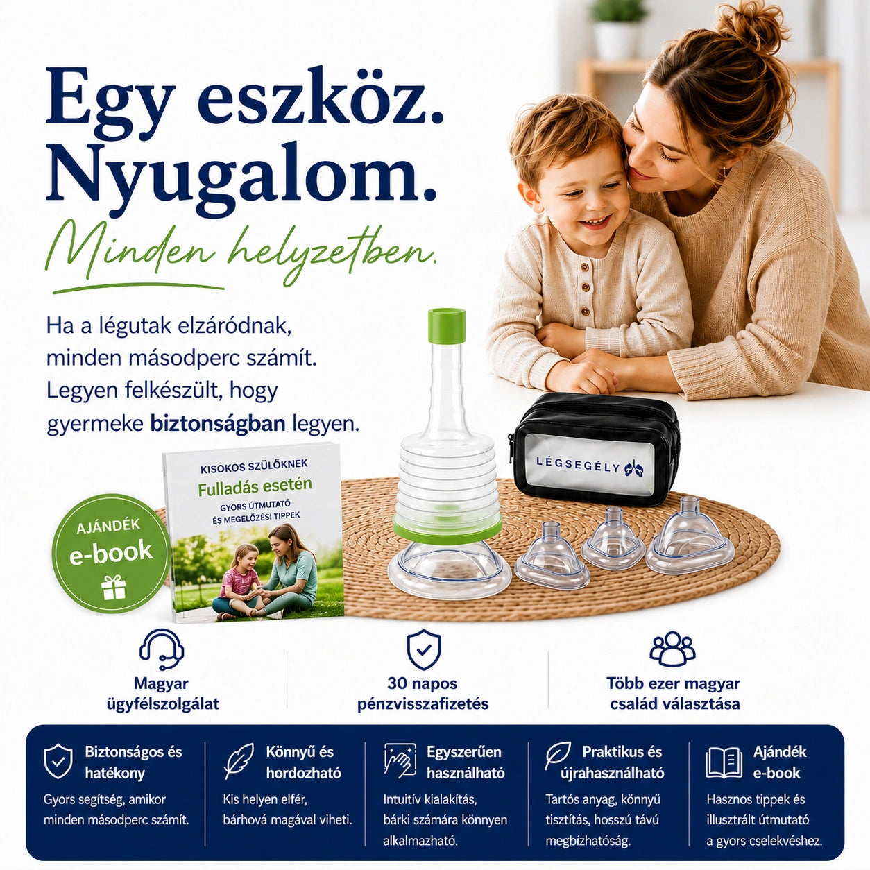 Légsegély™ - Vészhelyzeti szívóeszköz a légutak tisztítására - ErsteLuft™