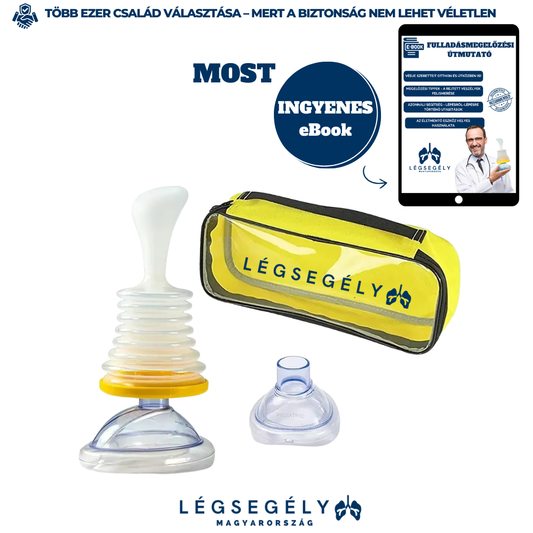 Légsegély™ - Vészhelyzeti szívóeszköz a légutak tisztítására - ErsteLuft™