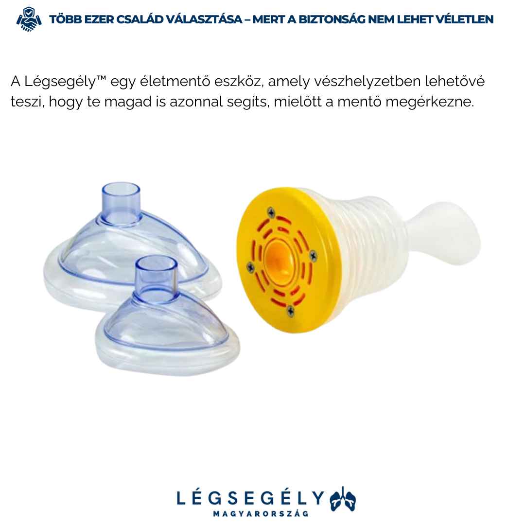 Légsegély™ - Vészhelyzeti szívóeszköz a légutak tisztítására - ErsteLuft™