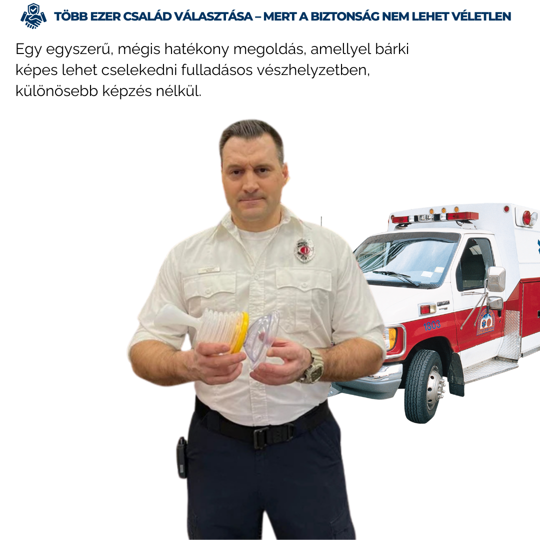 Légsegély™ - Vészhelyzeti szívóeszköz a légutak tisztítására - ErsteLuft™