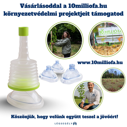 Légsegély™ - Vészhelyzeti szívóeszköz a légutak tisztítására