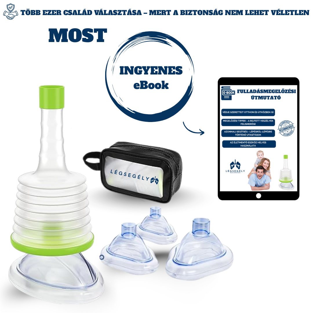 Légsegély™ - Vészhelyzeti szívóeszköz a légutak tisztítására